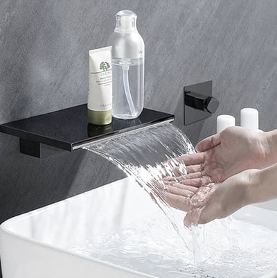 DE系列 -埋壁式瀑布面盆龍頭 - PB-70091-M1