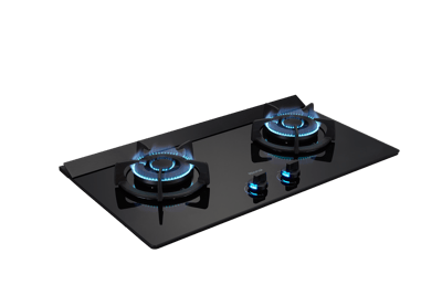 檯面式極炎玻璃雙口爐-RB-M2710G(B)2