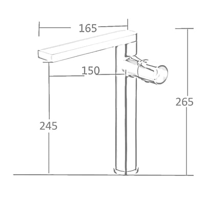 Ideavit 荷蘭 品牌 - 極簡現代舞動龍頭 - ID-73054S-10-PCB17