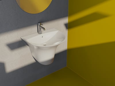 JiangPin - 短柱腳面盆 / CA031