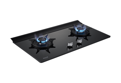 Rinnai林內-檯面式彩焱玻璃雙口爐RB-L2600G(B)2