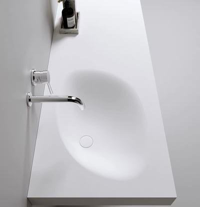 IDEAVIT - 人造石一體成型掛式盆 - K-209-T-UP5