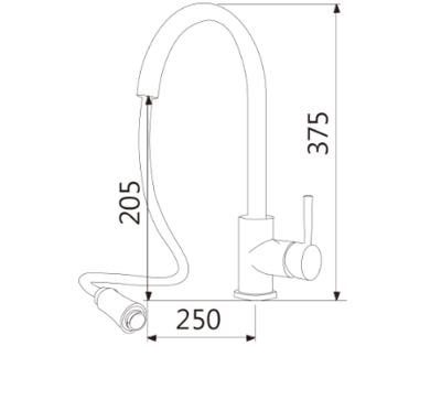 T.A.P. - 抽拉廚房龍頭 / TAP-1070022