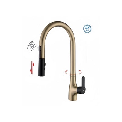 不銹鋼感應式廚房伸縮龍頭1