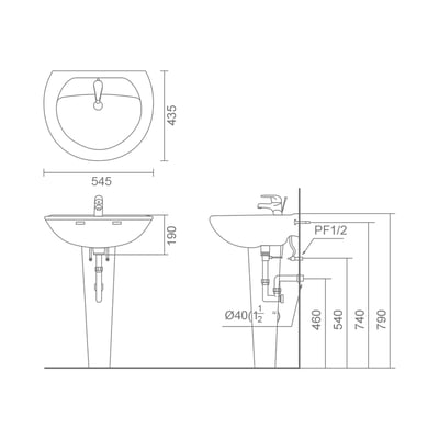 MRBEAR - 單孔面盆組 / P-1895C2