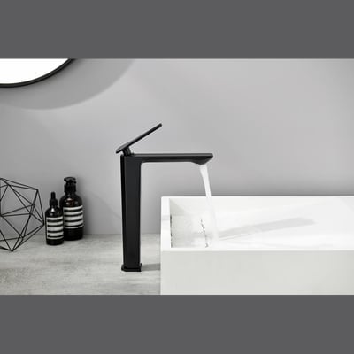 DE . 極簡導邊形把手設計長款 - 面盆龍頭  / L-6303.2(複製)2