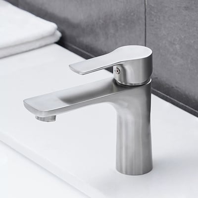 CHENPIN - 不鏽鋼面盆龍頭- KQ-S67011