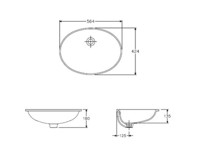 ROCA 貝娜下崁盆-A3278710014