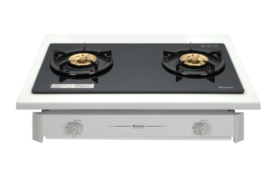 Rinnai林內-嵌入式傳統玻璃雙口爐-RBTS-227GC(B)1