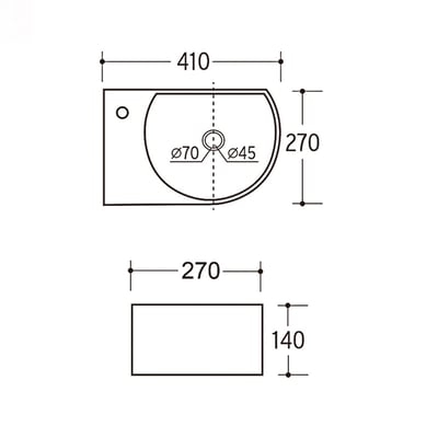 CASSIDO - 壁掛式面盆全系列  /  BW-003 ~ 006 / BW-008 / L112~4-18
