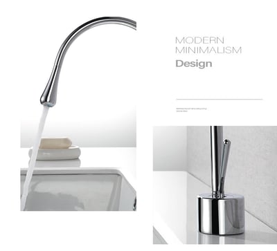 DE - 鵝頸龍頭 - 水滴型造型面盆龍頭 - G.8.565920