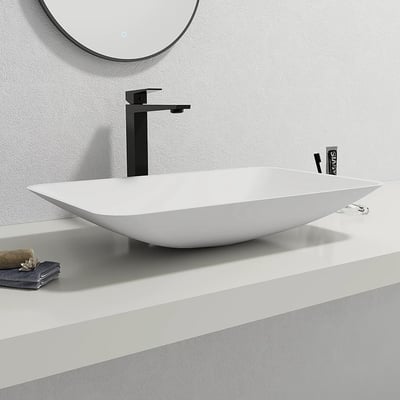 IDEAVIT - 人造石檯面型薄邊盆 - K-019L-T-UP2