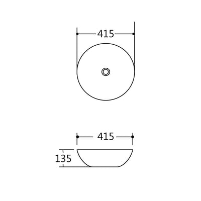 Cassido - 檯上盆 - 藝術盆系列 / B-201 B-202 B-203 B-2046