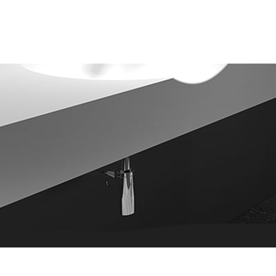 IDEAVIT - 白色平光霧面人造石壁掛盆 - WA1510020784