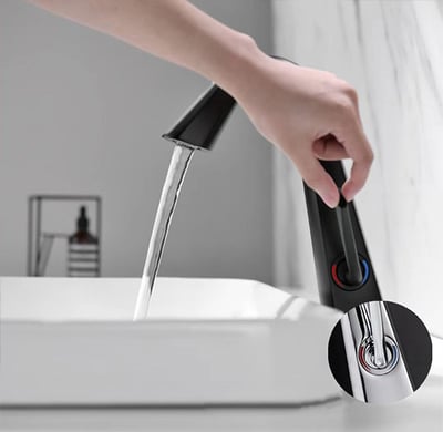 DE系列 - 藝術型側把面盆龍頭 - D648254