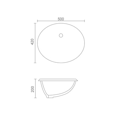 MRBEAR - 下嵌盆 / PMA-3422