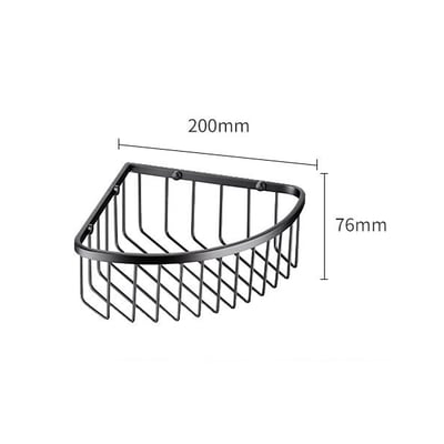 精緻轉角籃系列 - 鐵灰黑 - S8303/S85012