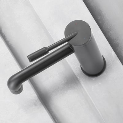 JiangPin - 鐵灰色LOFT風面盆龍頭 - FA17GS1