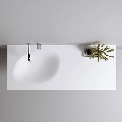 IDEAVIT - 人造石一體成型掛式盆 - K-209-T-UP4