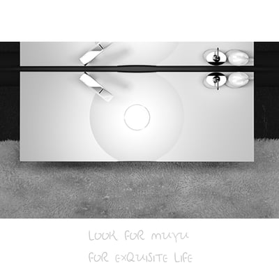 IDEAVIT - 白色平光霧面人造石壁掛盆 - WA1510020782