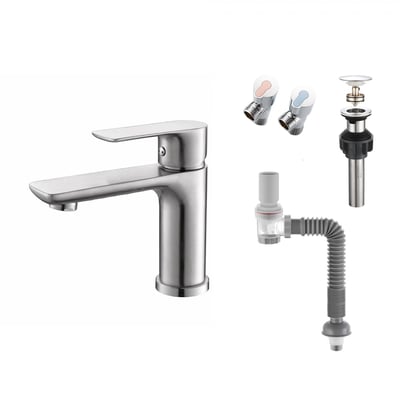 304不鏽鋼面盆龍頭 - DST027W1