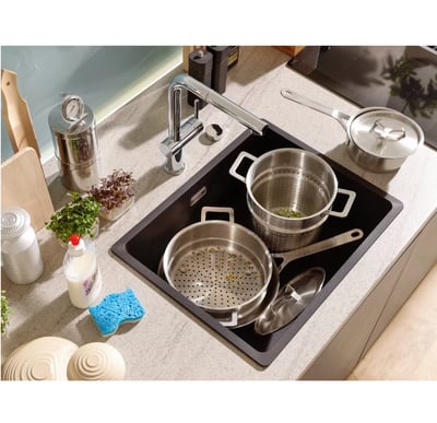 瑞士 FRANKE 花崗岩水槽 花崗岩廚房水槽 珍珠白 MRG 610-723