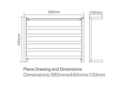 HENSAN - 智能電熱毛巾桿 / F-108(質感黑)3