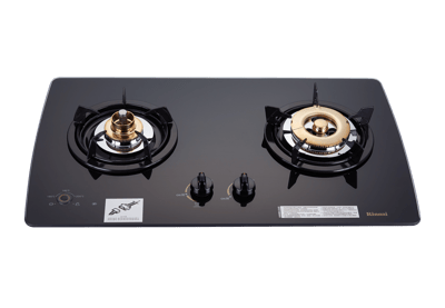 檯面式美食玻璃雙口爐-RB-2CGS(B)-TR1