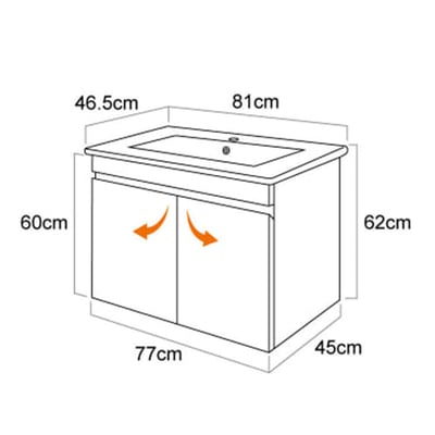 一體成型盆櫃組 L0160/90607