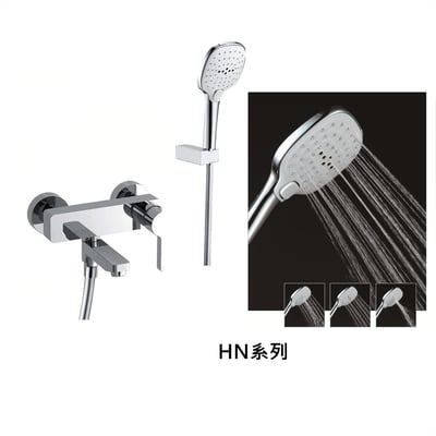 RONCRAX - IDEAVIT8 精緻出水切換龍頭 / 多款蓮蓬頭可選 / RN-105232-K-1 / RN-105235-0單瀑布款3