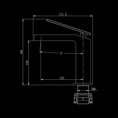 DE系列 - 簍空設計 / 面盆龍頭 - B100734-Y100734-W1007344