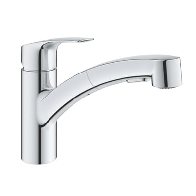 GROHE｜EUROSMART 單槍廚房龍頭 伸縮式龍頭-303050001