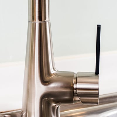 FLEAKER廚房無鉛伸縮龍頭-絲光鍍鎳 - EA-211-N3