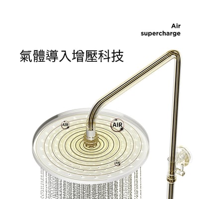 DE系列 - 單鍵切換淋浴花灑 - G56810-BK5