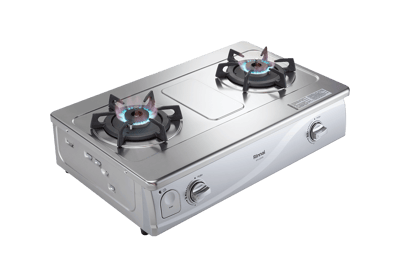 台爐式感溫不鏽鋼雙口爐-RTS-Q230S2