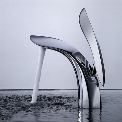 DE系列-設計款曲線面盆龍頭-Y995281