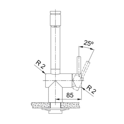 瑞士 FRANKE-不鏽鋼廚房龍頭-AT-191SP4