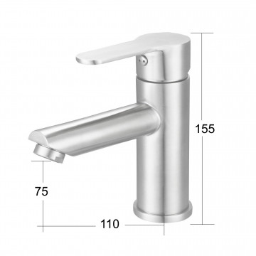 Day&Day - 304不鏽鋼面盆龍頭、304不鏽鋼無鉛面盆龍頭 / ED-FS20171 ED-FS18761 ED-FS20173A ED-FS187638