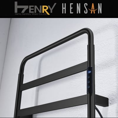 HENSAN - 智能電熱毛巾桿 / F-2023-PB(質感黑)2