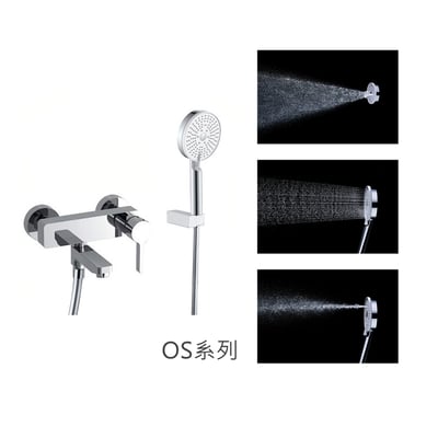 RONCRAX - IDEAVIT8 精緻出水切換龍頭 / 多款蓮蓬頭可選 / RN-105232-K-1 / RN-105235-0單瀑布款4