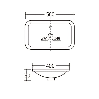 Cassido - 檯上盆 / BU-100 BU-1014