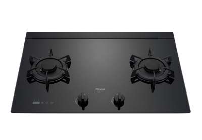 檯面式蓮花玻璃雙口爐-RB-F2720G(B)1