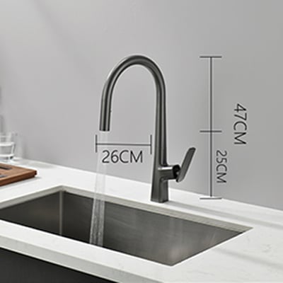 澄本 - 隱藏抽拉系列廚房龍頭 - H-16617.96