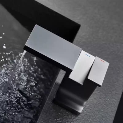 DE系列 - 鋼琴按鍵面盆龍頭  / J-2305.KS  鐵灰黑6