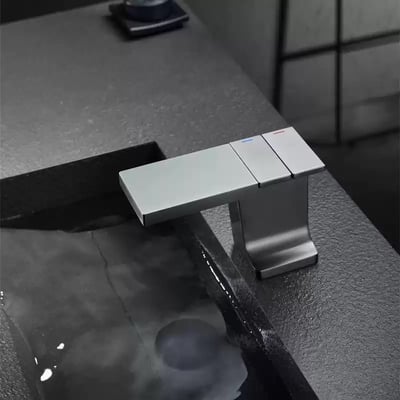 DE系列 - 鋼琴按鍵面盆龍頭  / J-2305.KS  鐵灰黑5