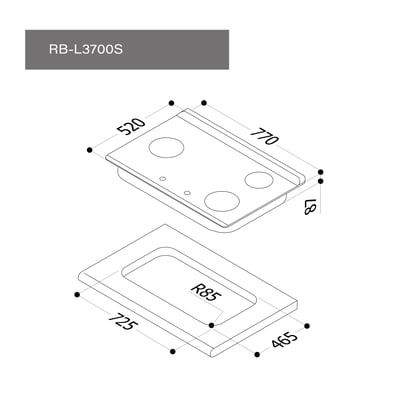 Rinnai林內-檯面式彩焱不銹鋼三口爐-RB-L3700S(R)4