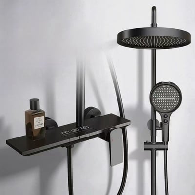 IDEAVIT - 按鍵式切換模式淋浴花灑柱龍頭 - KM-1189452