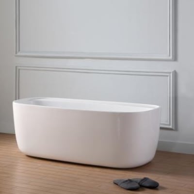 IB系列 - 缸上型多件式浴缸龍頭平台款 - 獨立無縫一體成型奈米缸 / IDE-6665S2