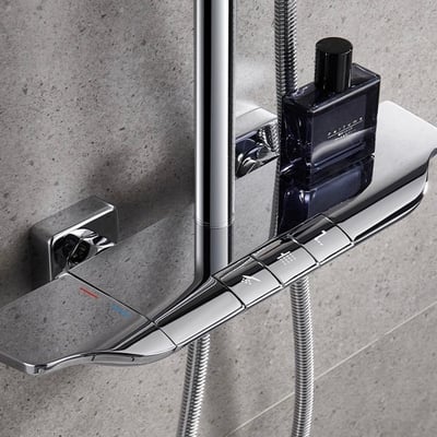 2024 IDEAVIT - MANCHOSE新款流線外型設計按鍵切換淋浴花灑1