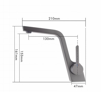 德國DE. - 蛇弧設計款面盆龍頭  RP-70013-K4
